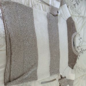 Small Staccato Cable Knit long sweater dress